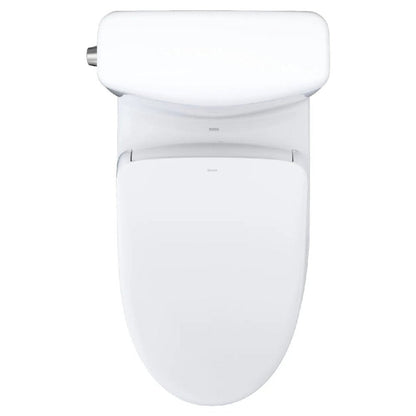 TOTO Aquia IV Cube 1.28 GPF and 0.9 GPF Dynamax Tornado Flush Toilet with Washlet S7A Bidet Seat