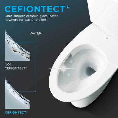 TOTO Nexus Two Piece Toilet 1.28 GPF Elongated Toilet Included C5 Bidet Seat
