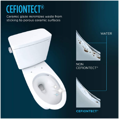 TOTO Nexus 1.28 GPF Elongated Toilet with Washlet S7A Auto Open Bidet Seat