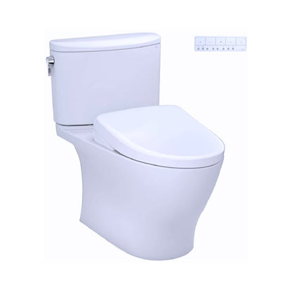 TOTO Nexus 1.28 GPF Elongated Toilet with Washlet S7A Auto Open Bidet Seat