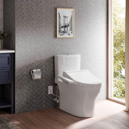 TOTO Aquia IV Washlet C2 with 1.28 GPF and 0.9 GPF Universal Height Elongated Bidet Toilet