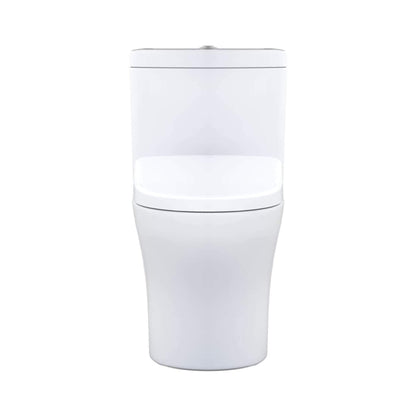 TOTO Aquia IV Dual Flush Elongated Universal Height Toilet with Washlet S7 Bidet Seat
