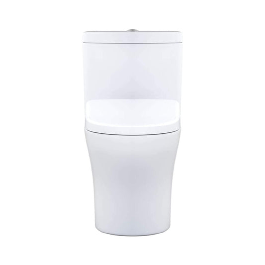 TOTO Aquia IV Dual Flush Elongated Universal Height Toilet with Washlet S7 Bidet Seat