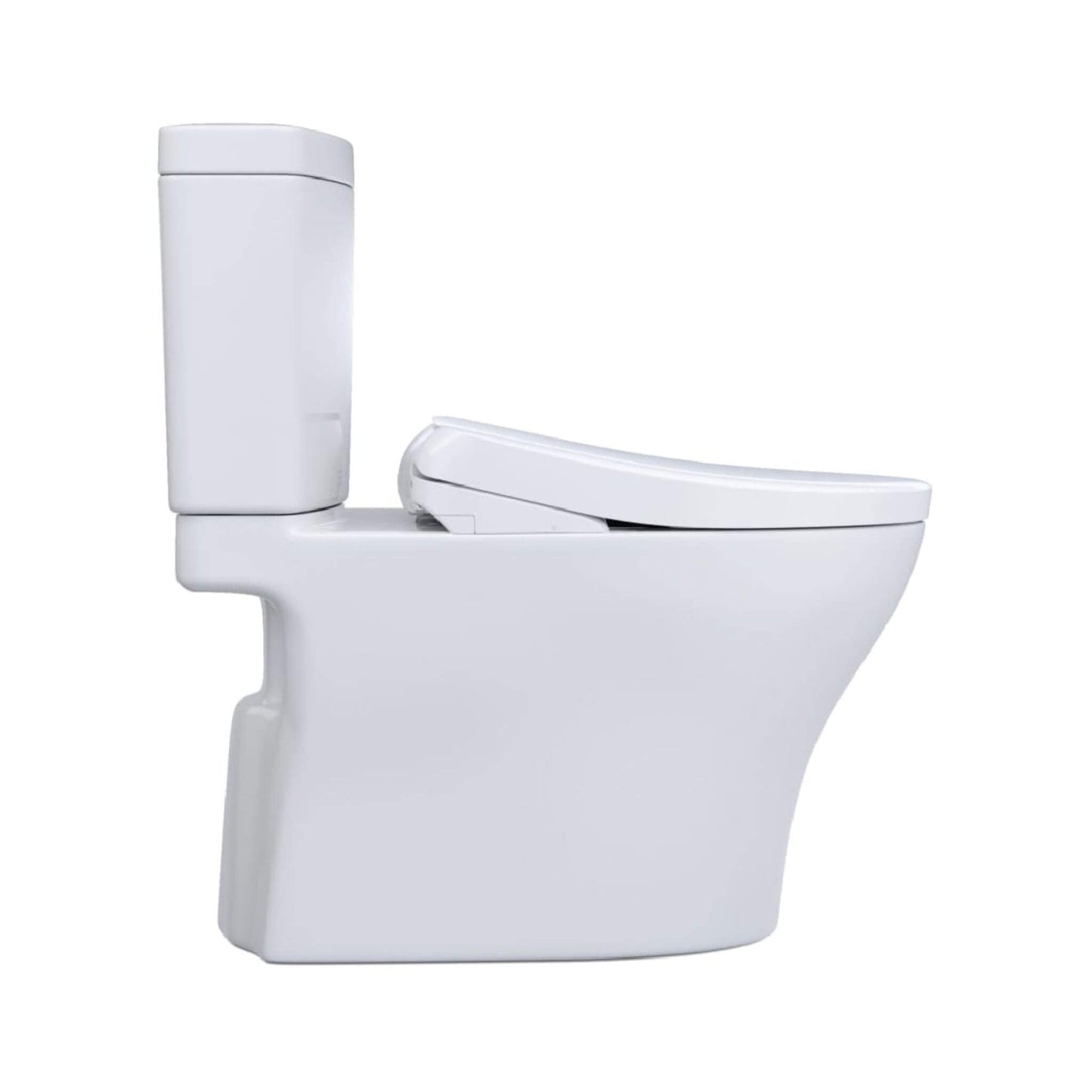 TOTO Aquia IV Dual Flush Elongated Universal Height Toilet with Washlet S7 Bidet Seat