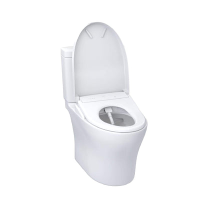 TOTO Aquia IV Dual Flush Elongated Chair Height Toilet with Washlet S7A