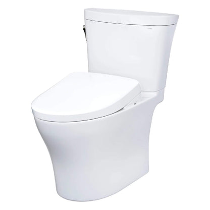 TOTO Aquia IV Arc Dual Flush Universal Height Toilet with S7A Auto Open Bidet Seat