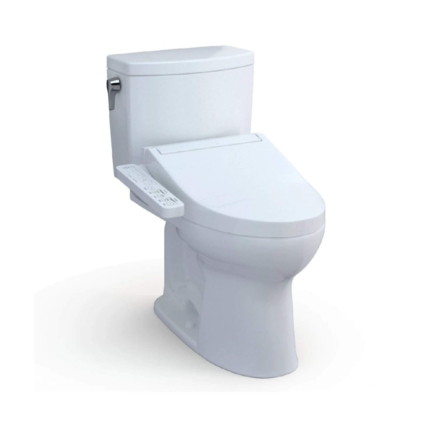 TOTO Drake Washlet C2 with 1 GPF Elongated Bidet Toilet and Left Hand Lever