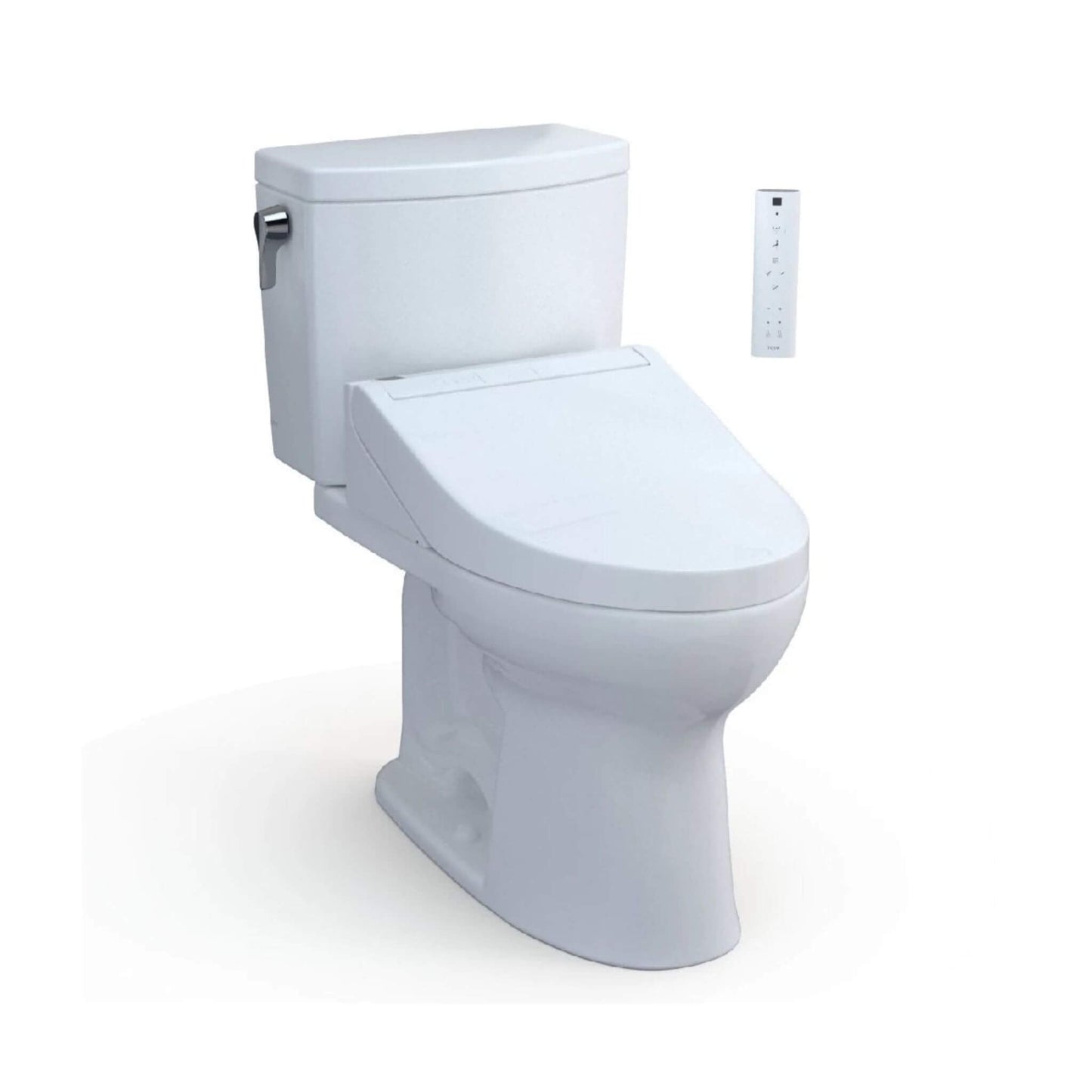 TOTO Drake II 1 GPF Elongated Toilet with Washlet C5 and Left Hand Lever