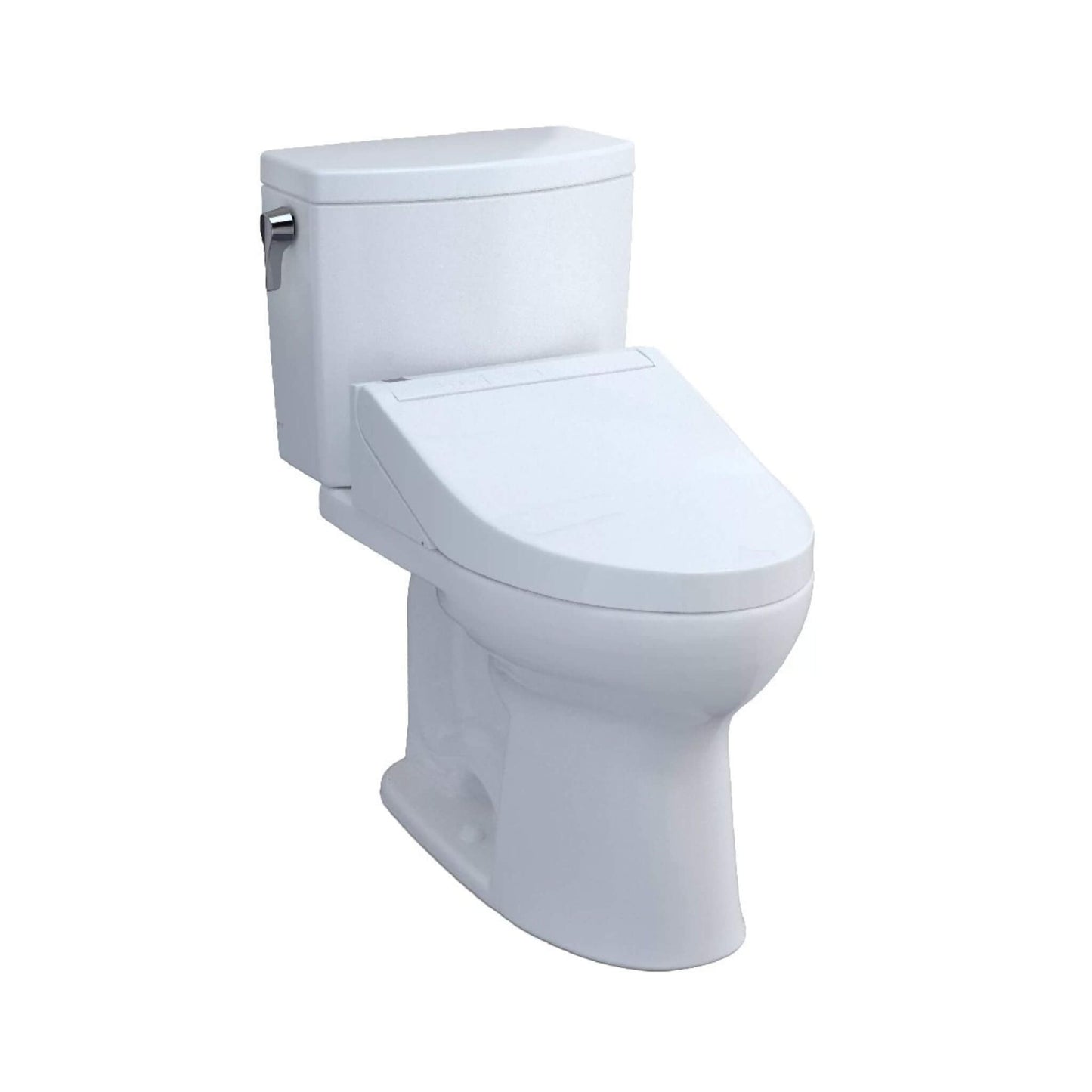 TOTO Drake II 1 GPF Elongated Toilet with Washlet C5 and Left Hand Lever