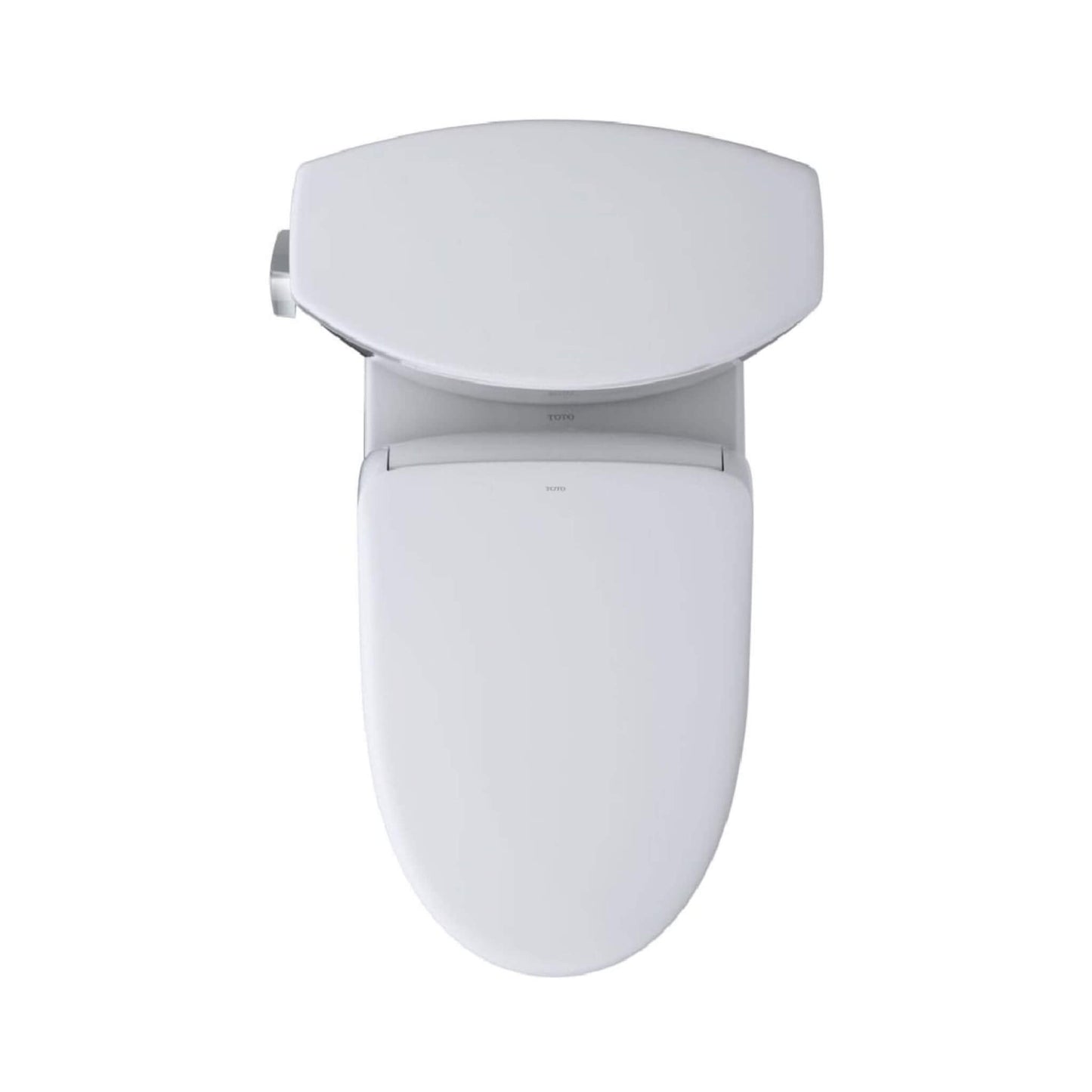 TOTO Drake II 1.28 GPF Elongated Chair Height Toilet with Washlet S7 Bidet Seat