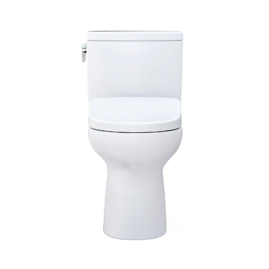 TOTO Drake II 1 GPF Elongated Chair Height Toilet with Washlet S7A Bidet Seat