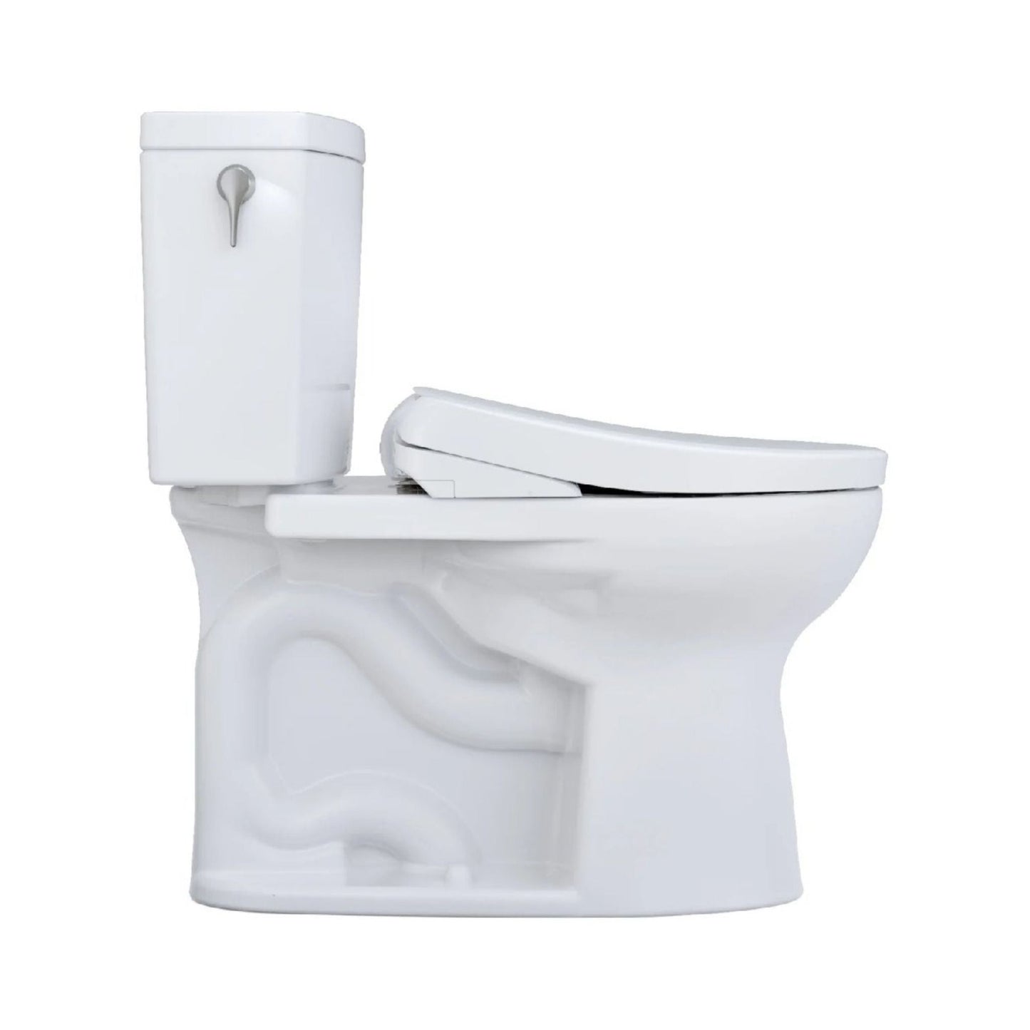 TOTO Drake II 1 GPF Elongated Chair Height Toilet with Washlet S7A Bidet Seat