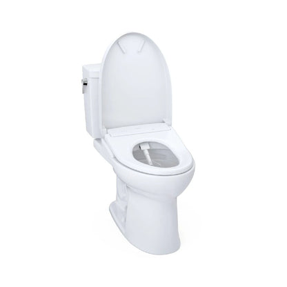 TOTO Drake II 1 GPF Elongated Chair Height Toilet with Washlet S7A Bidet Seat
