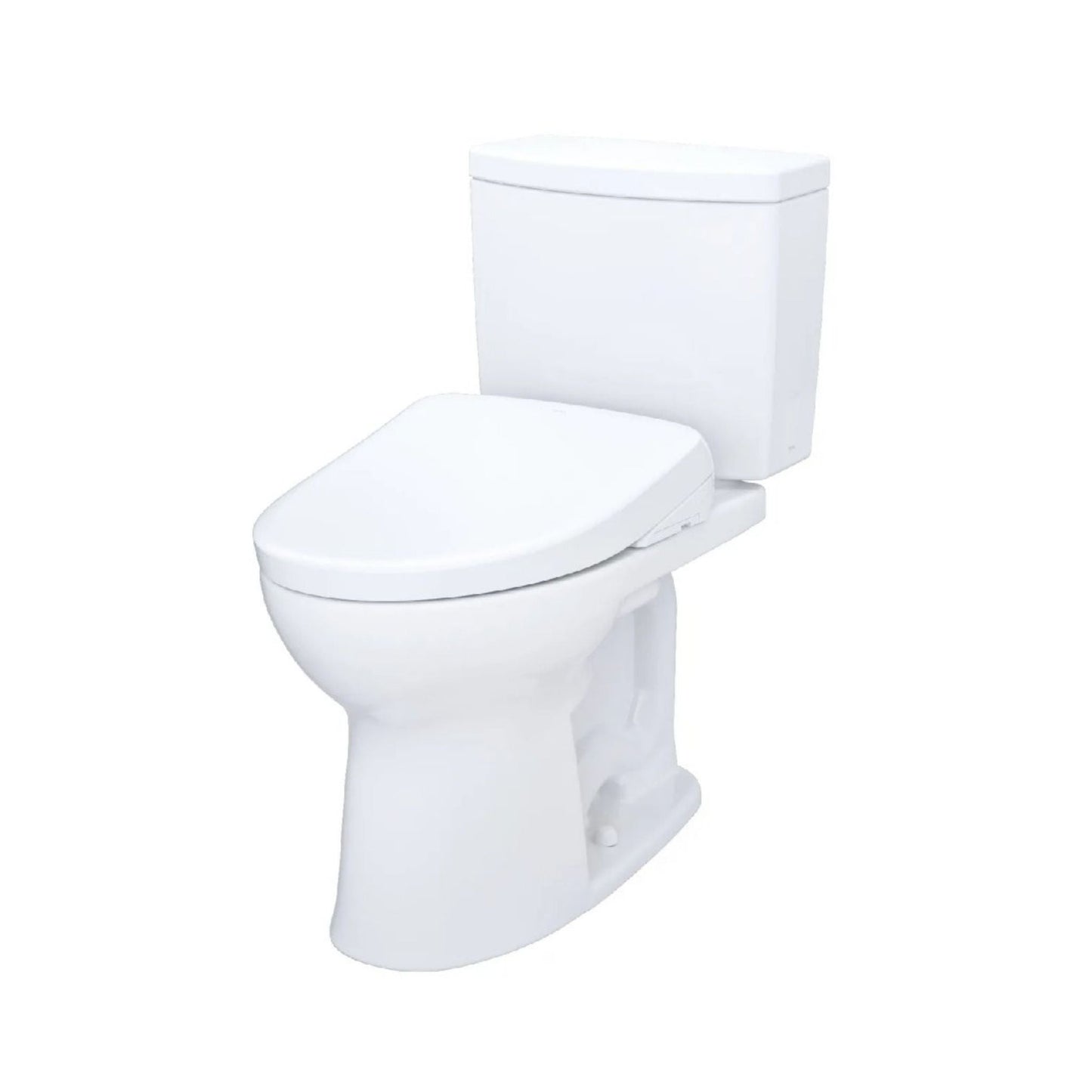 TOTO Drake II 1 GPF Elongated Chair Height Toilet with Washlet S7A Bidet Seat