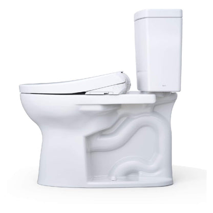 TOTO Drake II Washlet S7 And 1.0 GPF Elongated Chair Height Bidet Toilet