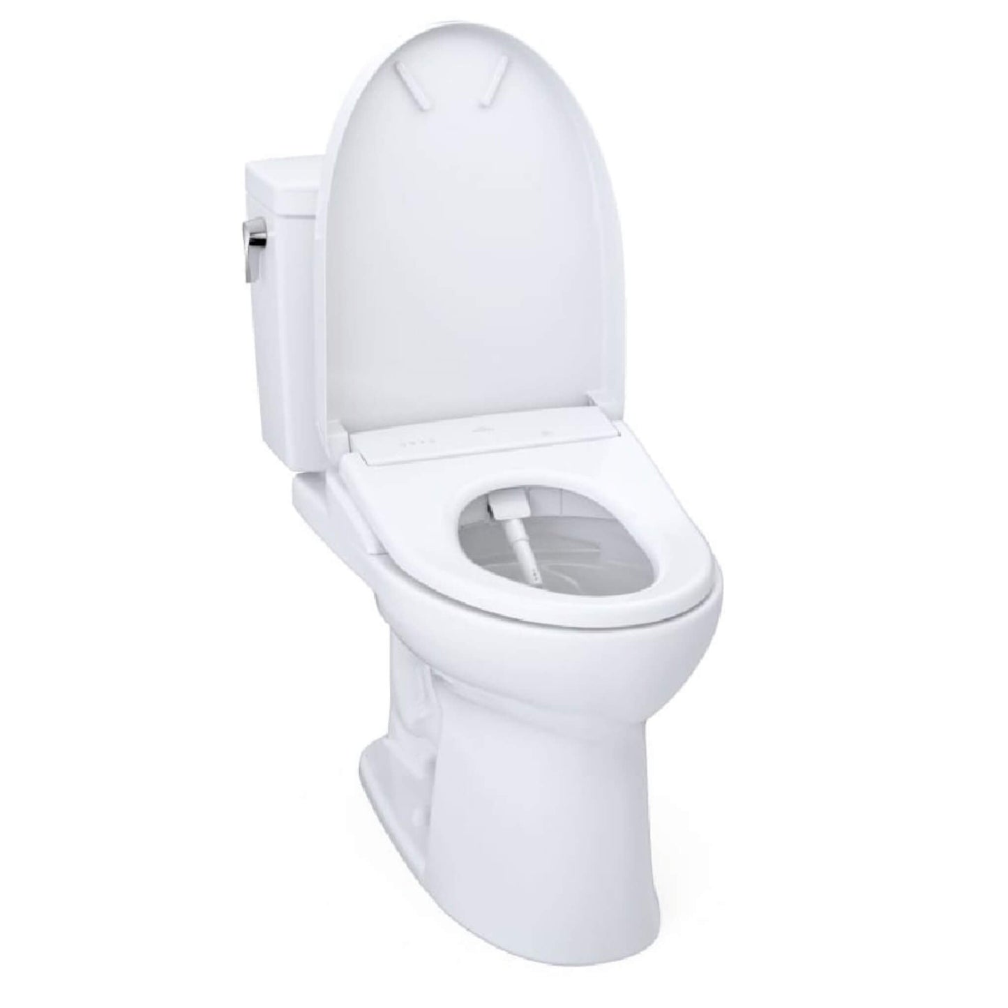 TOTO Drake II Washlet S7 And 1.0 GPF Elongated Chair Height Bidet Toilet