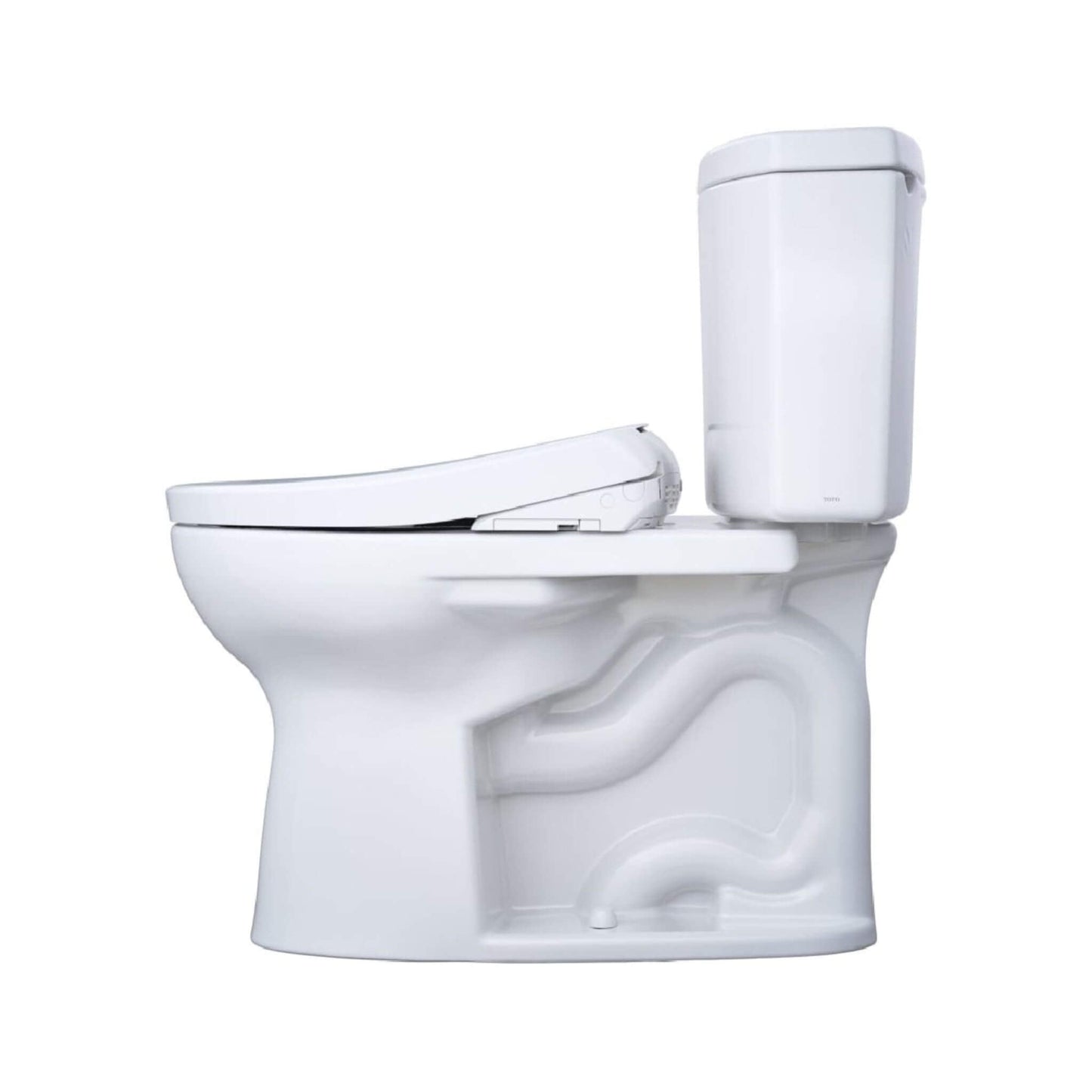 TOTO Drake II 1.28 GPF Chair Height Toilet with S7A Tornado Flush and Night Light