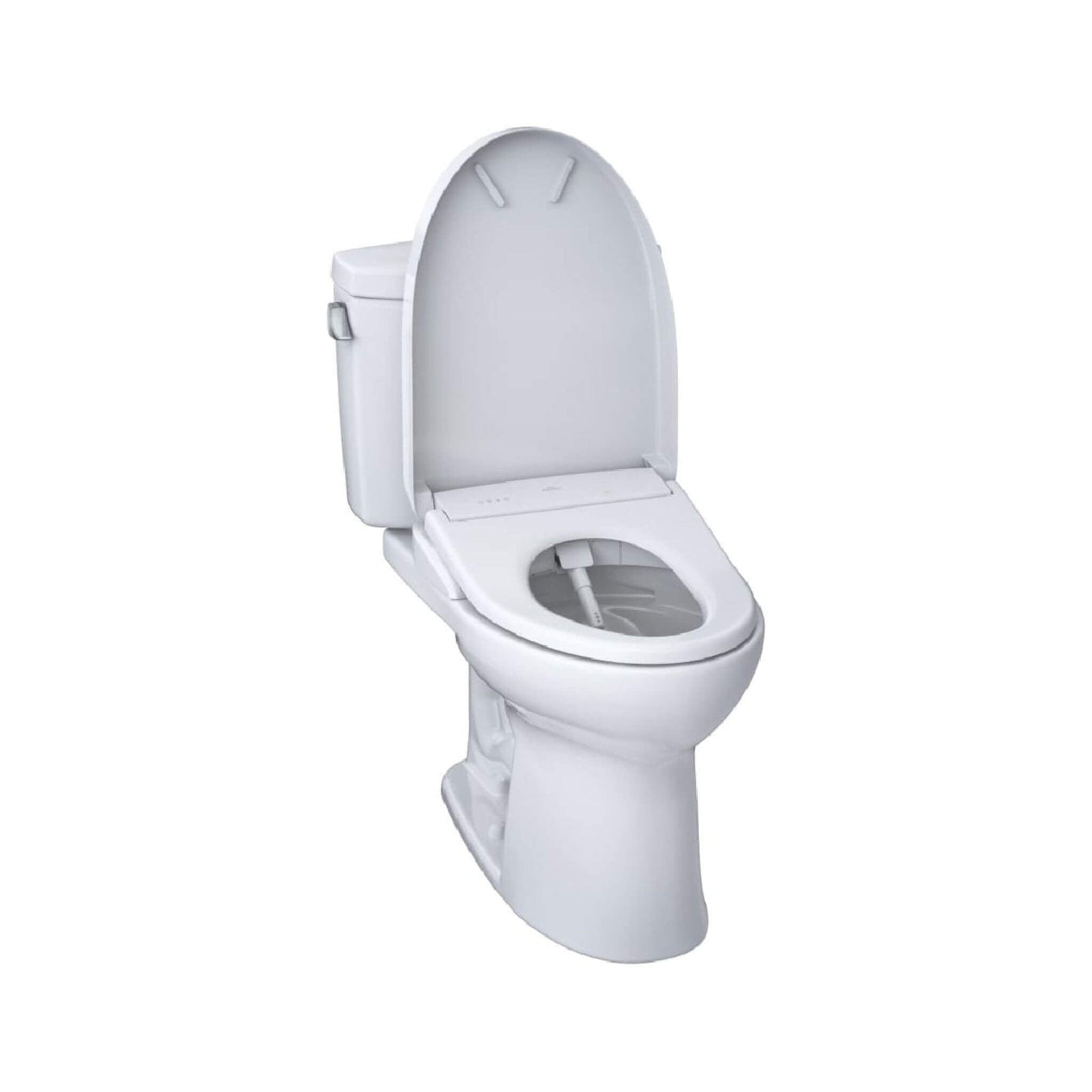 TOTO Drake II 1.28 GPF Chair Height Toilet with S7A Tornado Flush and Night Light