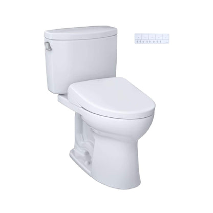 TOTO Drake II 1.28 GPF Chair Height Toilet with S7A Tornado Flush and Night Light