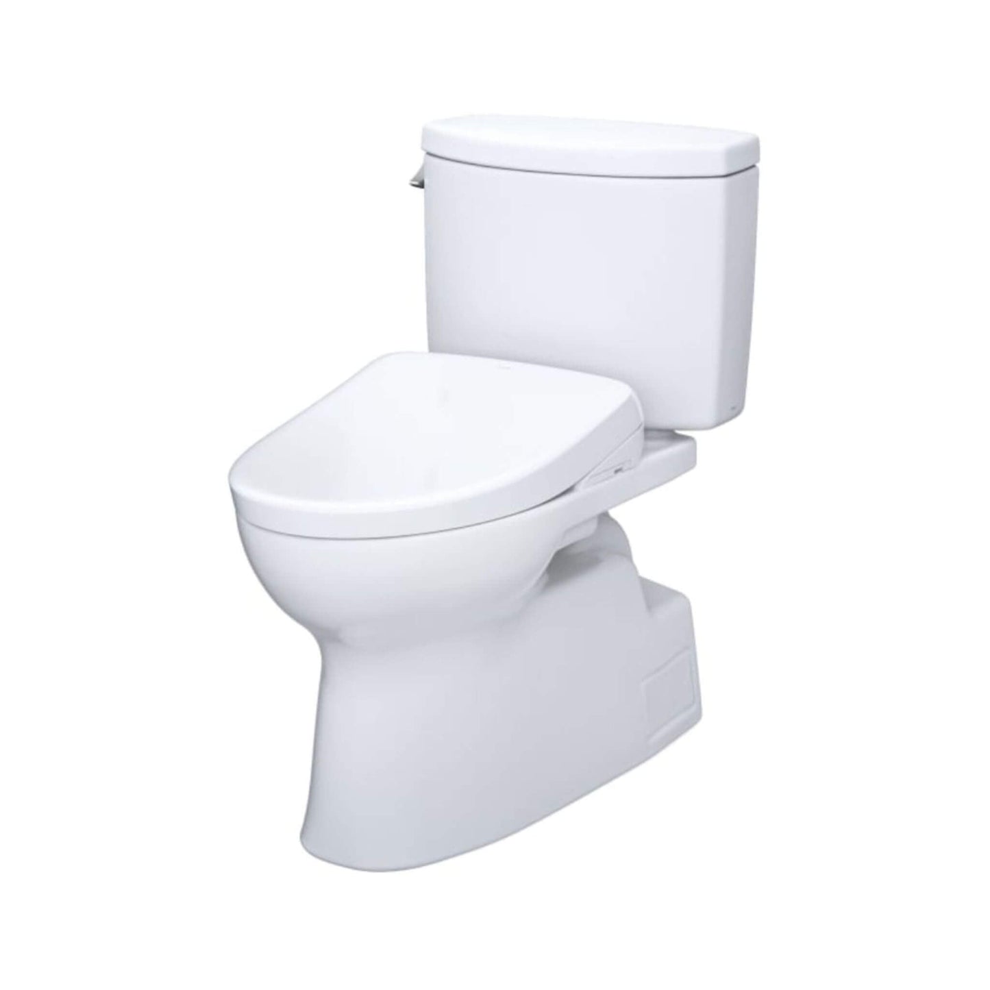 TOTO Vespin II 1.28 GPF Chair Height Elongated Toilet with Washlet+ S7 Bidet Seat