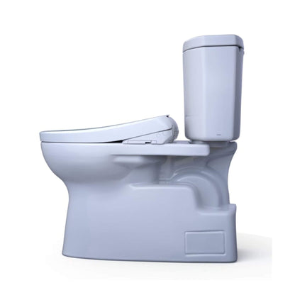 TOTO Vespin II 1.28 GPF Chair Height Elongated Toilet with Washlet+ S7 Bidet Seat