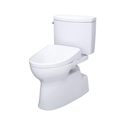 TOTO Vespin II 1.28 GPF Chair Height Elongated Toilet with Washlet+ S7A Auto Open Bidet Seat