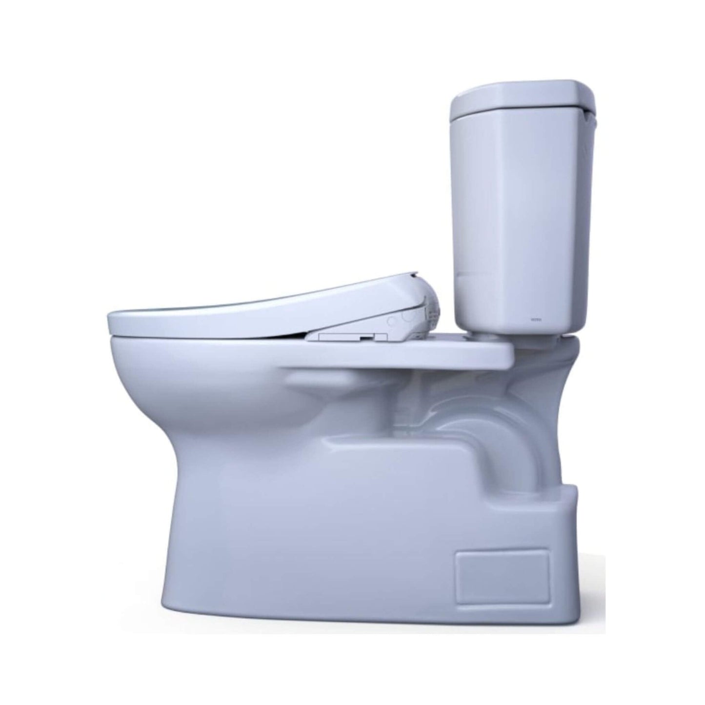 TOTO Vespin II 1.28 GPF Chair Height Elongated Toilet with Washlet+ S7A Auto Open Bidet Seat