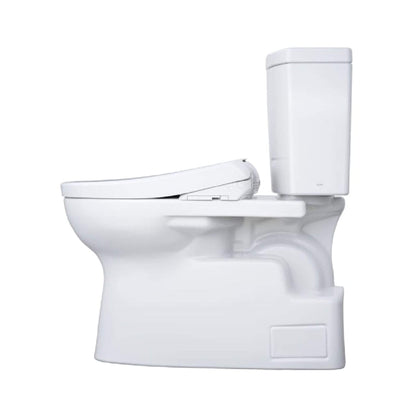 TOTO Vespin II 1 GPF Elongated Chair Height Toilet with Washlet S7A Auto Open Bidet Seat