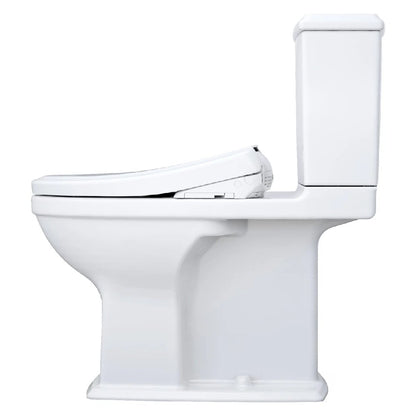 TOTO Connelly 0.9 GPF and 1.28 GPF Dual Flush Elongated Cefiontect Toilet with Washlet S7 Bidet Seat