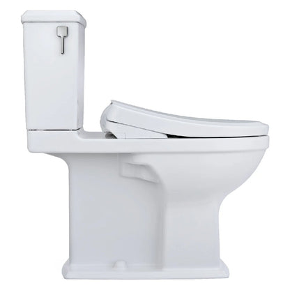 TOTO Connelly 0.9 GPF and 1.28 GPF Dual Flush Elongated Cefiontect Toilet with Washlet S7 Bidet Seat