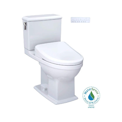 TOTO Connelly 1.28 GPF and 0.9 GPF Elongated Toilet with S7A Auto Open Bidet Seat