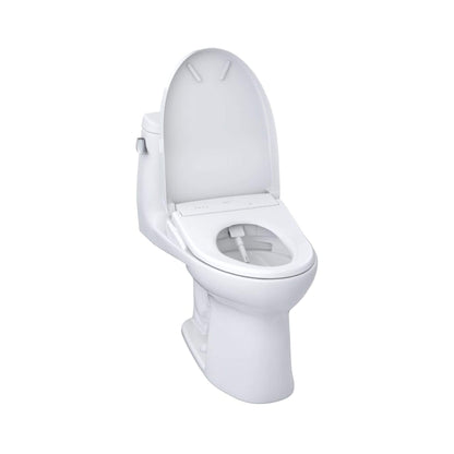 TOTO Ultramax II 1.28 GPF One Piece Elongated Chair Height with Washlet S7 Bidet Seat Soft Close