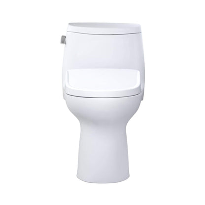 TOTO Ultramax II 1.28 GPF One Piece Elongated Chair Height with Washlet S7 Bidet Seat Soft Close