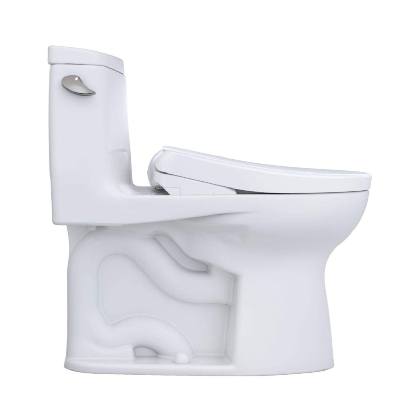 TOTO Ultramax II 1.28 GPF One Piece Elongated Chair Height with Washlet S7 Bidet Seat Soft Close