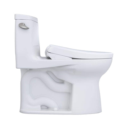 TOTO Ultramax II 1.28 GPF One Piece Elongated Chair Height with Washlet S7 Bidet Seat Soft Close
