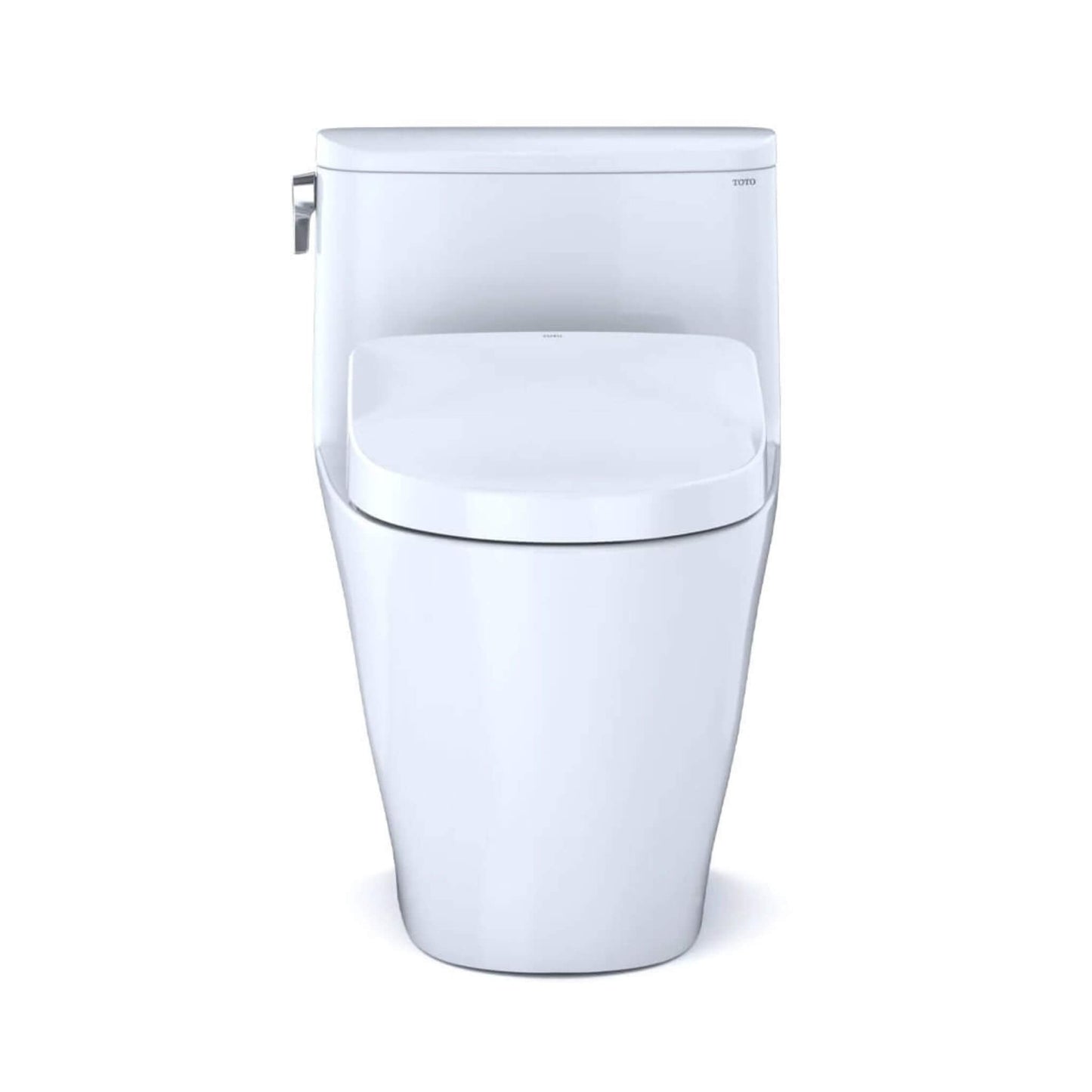 TOTO Nexus 1.28 GPF One Piece Washlet Elongated Toilet with Left Hand Lever and Build In Bidet Heated Seat Function