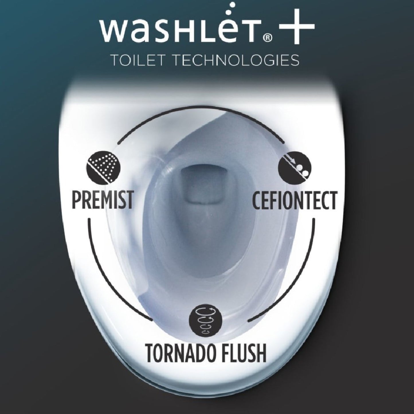 TOTO Aquia IV 1.28 GPF and 0.9 GPF Dual Flush Elongated Chair Height Toilet with C2 Bidet Seat