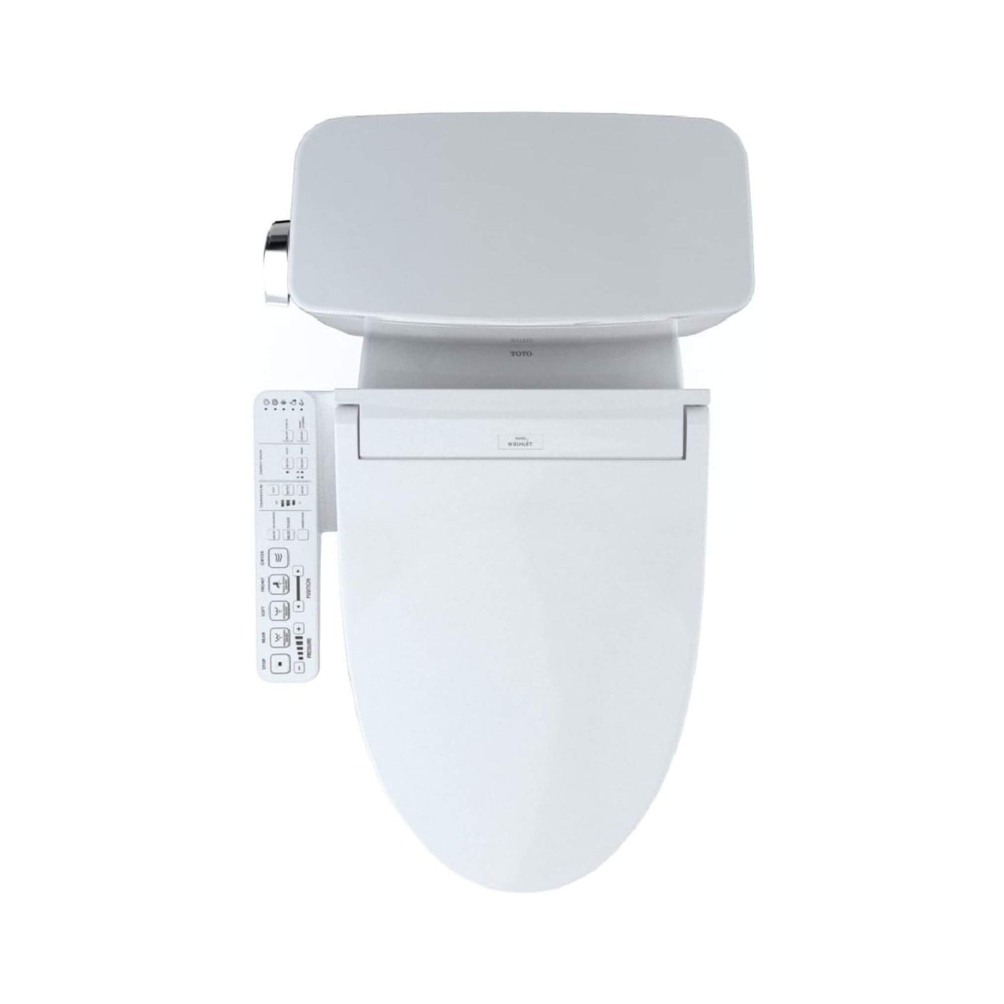 TOTO Drake Washlet C2 And 1.28 GPF Left Hand Lever with Elongated Universal Height Bidet Toilet