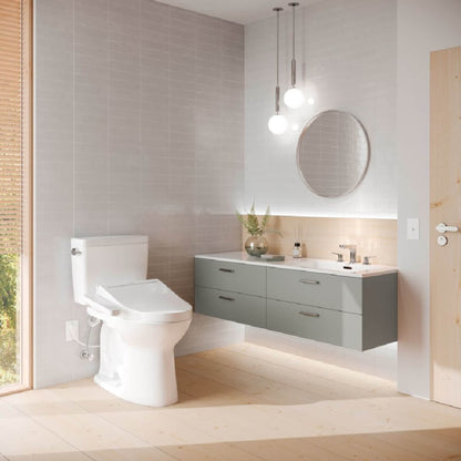 TOTO Drake 1.28 GPF with Washlet C2 Elongated Bidet Toilet and 10" Rough In
