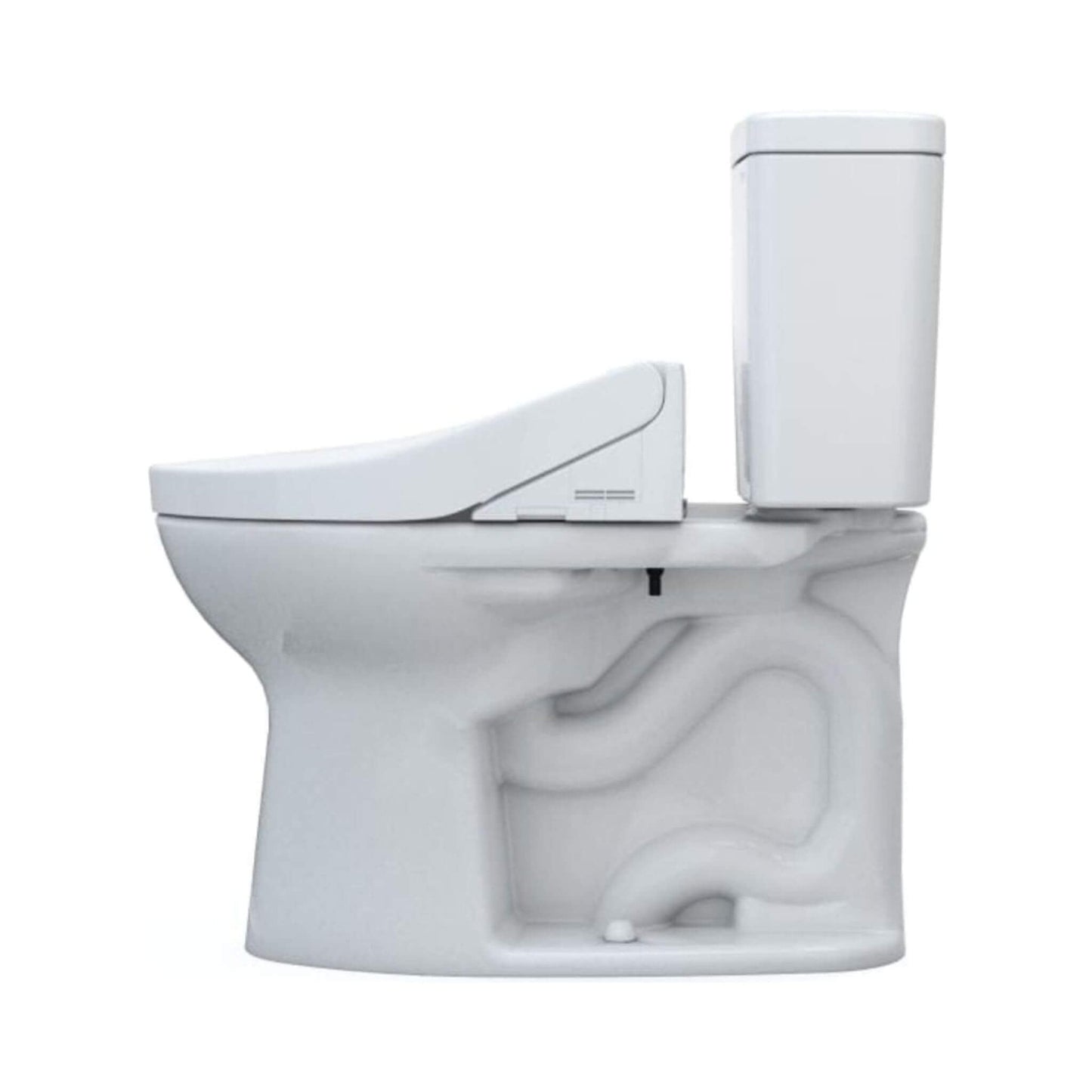 TOTO Drake 1.28 GPF with Washlet C2 Elongated Bidet Toilet and 10" Rough In