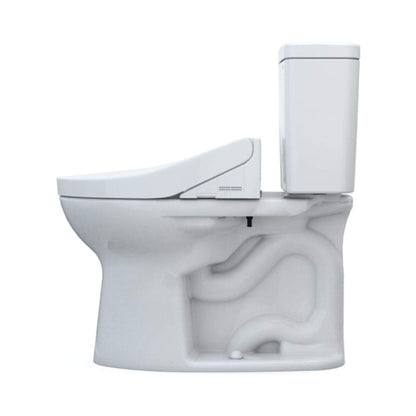 TOTO Drake 1.28 GPF with Washlet C2 Elongated Bidet Toilet and 10" Rough In