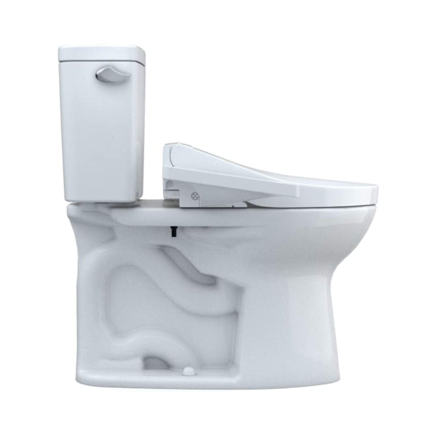 TOTO Drake 1.28 GPF with Washlet C2 Elongated Bidet Toilet and 10" Rough In