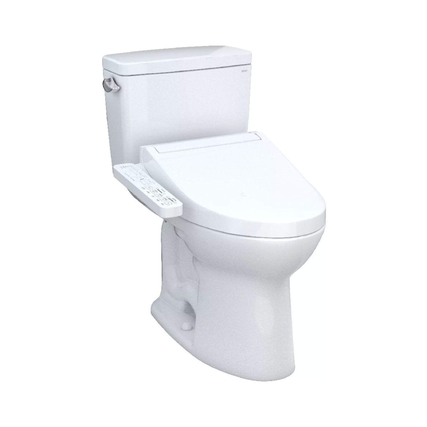 TOTO Drake 1.28 GPF with Washlet C2 Elongated Bidet Toilet and 10" Rough In