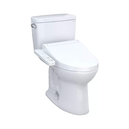 TOTO Drake 1.28 GPF with Washlet C2 Elongated Bidet Toilet and 10" Rough In