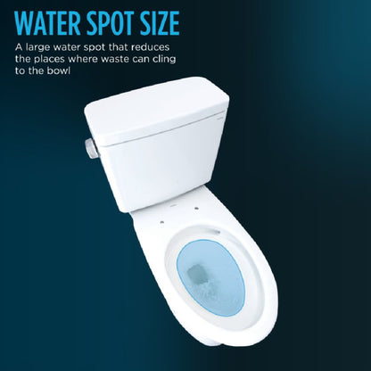 TOTO Drake 1.28 GPF with Washlet C2 Elongated Bidet Toilet and 10" Rough In