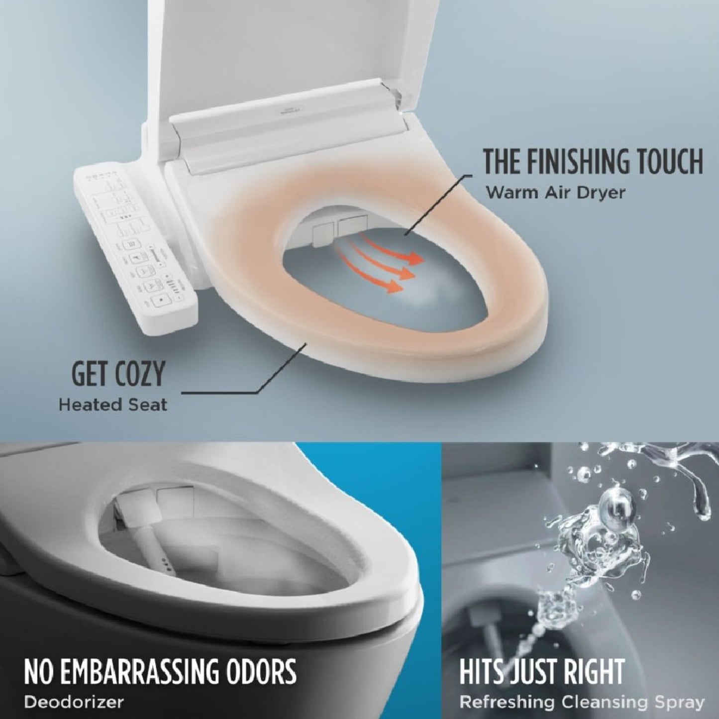 TOTO Drake 1.28 GPF Two Piece Elongated with Left Hand Lever and Washlet C2 Bidet Seat