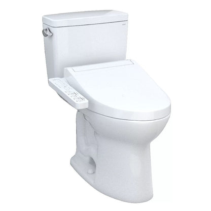 TOTO Drake Washlet C2 with 1.6 GPF Universal Height Elongated Toilet