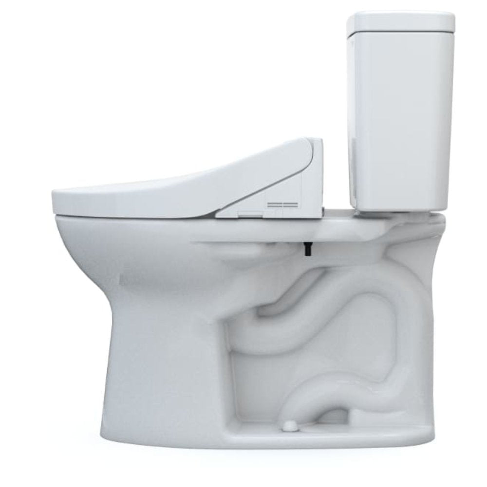 TOTO Drake Washlet C2 with 1.6 GPF Universal Height Elongated Toilet