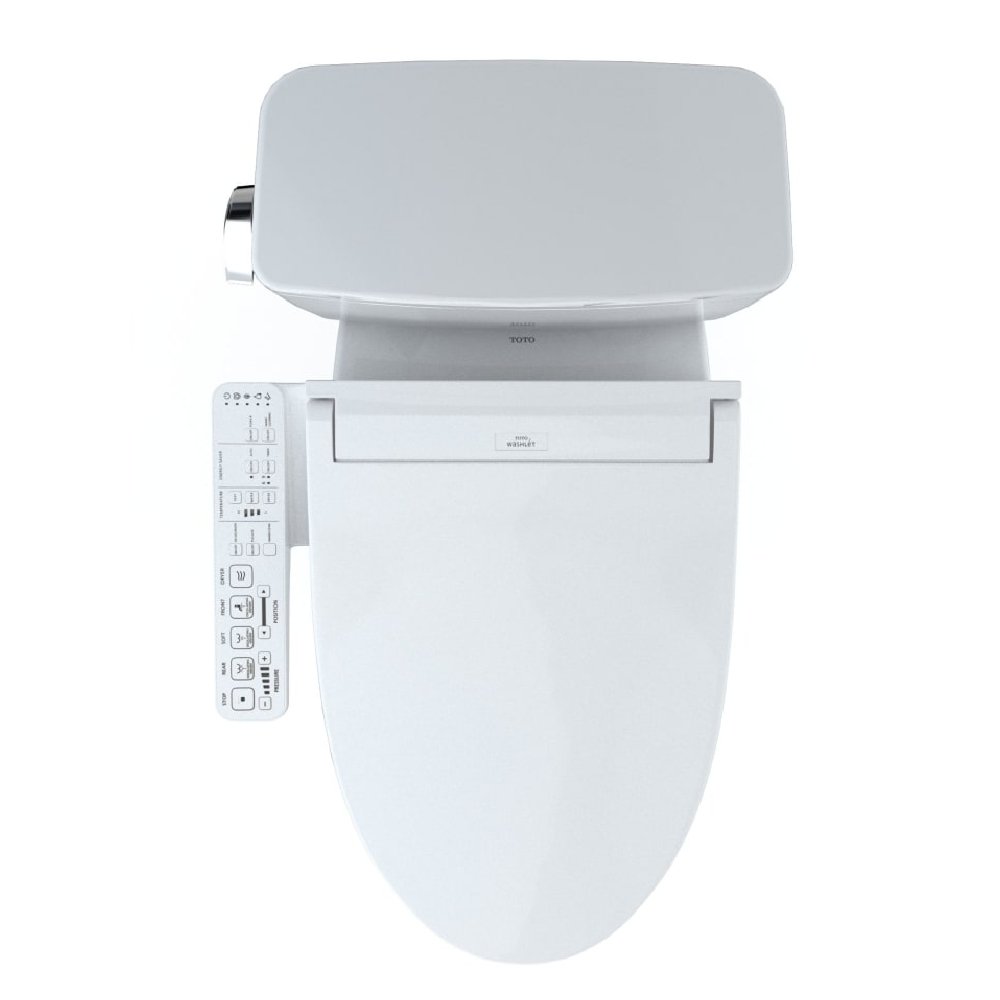 TOTO Drake Washlet C2 with 1.6 GPF Universal Height Elongated Toilet