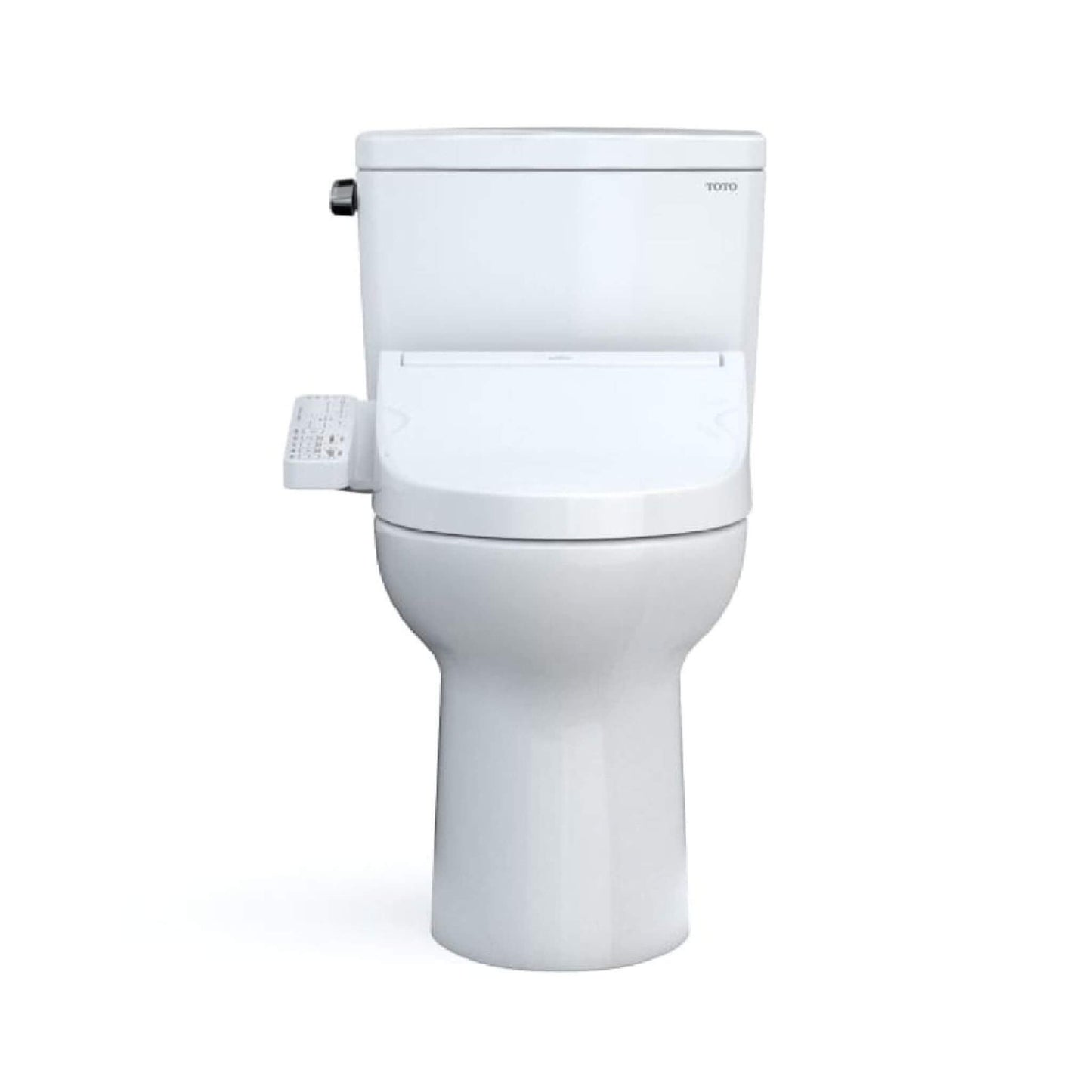 TOTO Drake Washlet C2 with 1.6 GPF Universal Height Bidet Toilet with Left Hand Lever